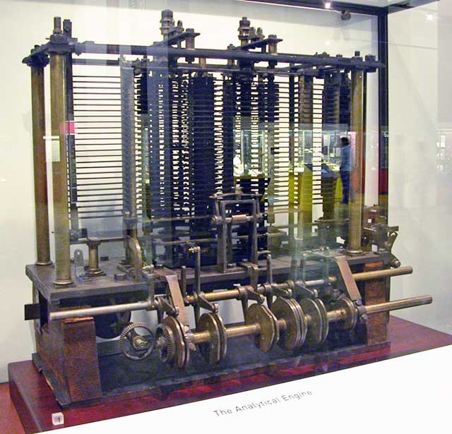 Charles Babbage's Analytical Machine at the Science Museum in London
